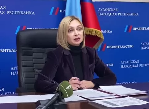 Министр здравоохранения ЛНР Наталия Пащенко провела брифинг в Доме Правительства